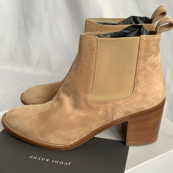 Jenni Kayne Suede Heeled Chelsea Boots - Picture 4 of 14
